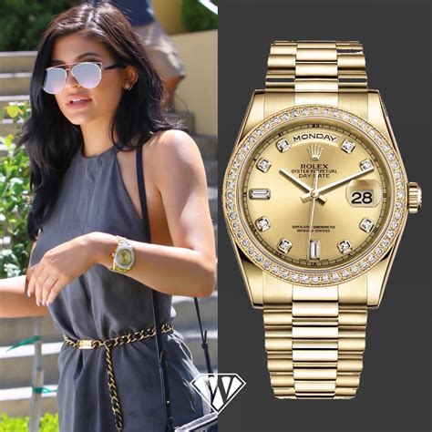 kylie jenner rolex watch